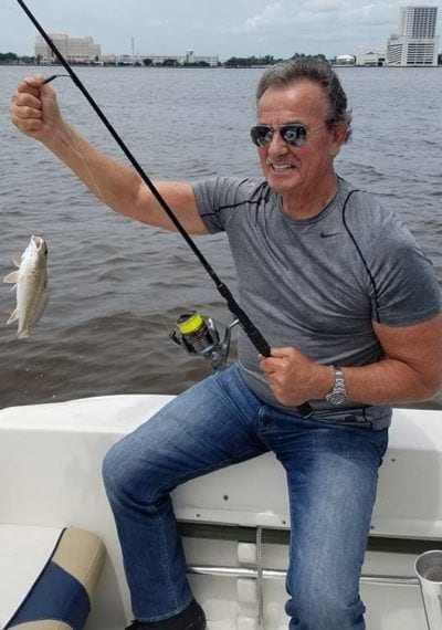 Actor Eric Brandon Fishing in Biloxi, MS
