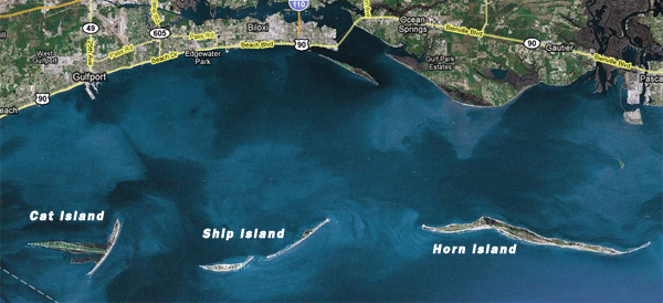 Mississippi Barrier Islands Ship Island, Horn Island, and Cat Island Inshore & Offshore Charter