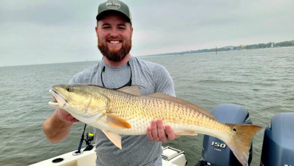 Catching Redfish in Biloxi Mississippi. Deep Sea Charter Fishing Biloxi, MS